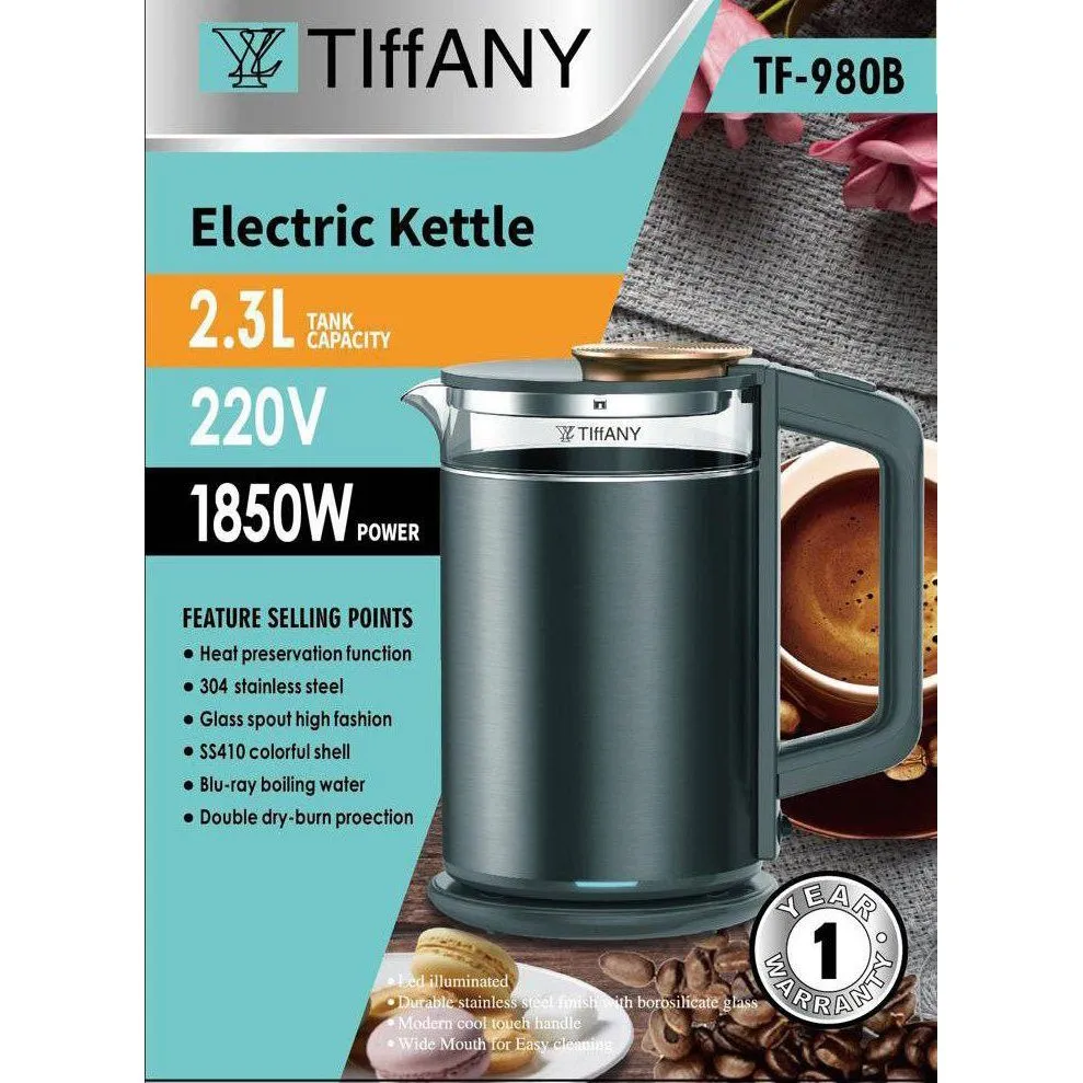 Электрический чайник TIFFANY YL-980 черный