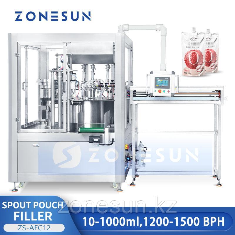 ZONESUN ZS-AFC12 АВТОМАТИЧЕСКАЯ МАШИНА ДЛЯ РОЗЛИВА ЖИДКОЙ ПАСТЫ В ПАКЕТ ДЛЯ РОЗЛИВА ПАКЕТОВ ДЛЯ УКУПОРКИ - фото 1 - id-p114710078