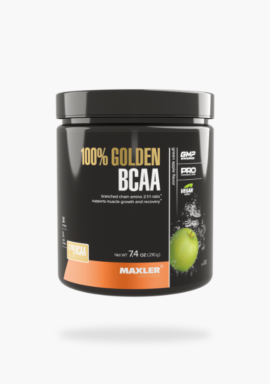 100% Golden BCAA Зеленое Яблоко Банка 210г