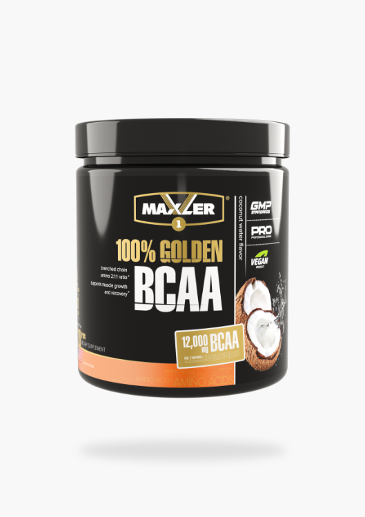 100% Golden BCAA Кокосовая вода Банка 210г
