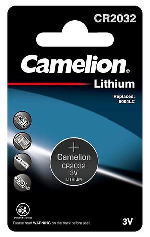 Элементы питания (батарейки) CAMELION Lithium CR2032, фото 2