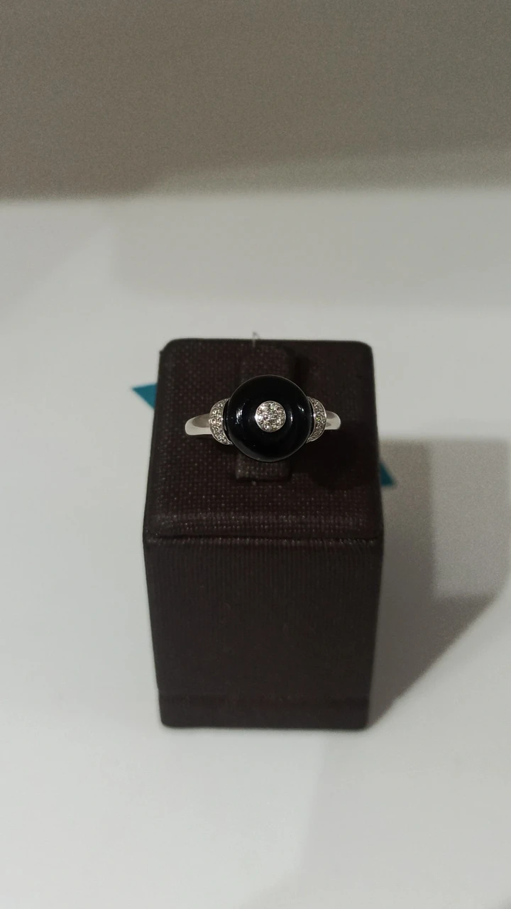 Кольцо с бриллиантом / 16,5 размер ( Жолдасбекова 9а)
