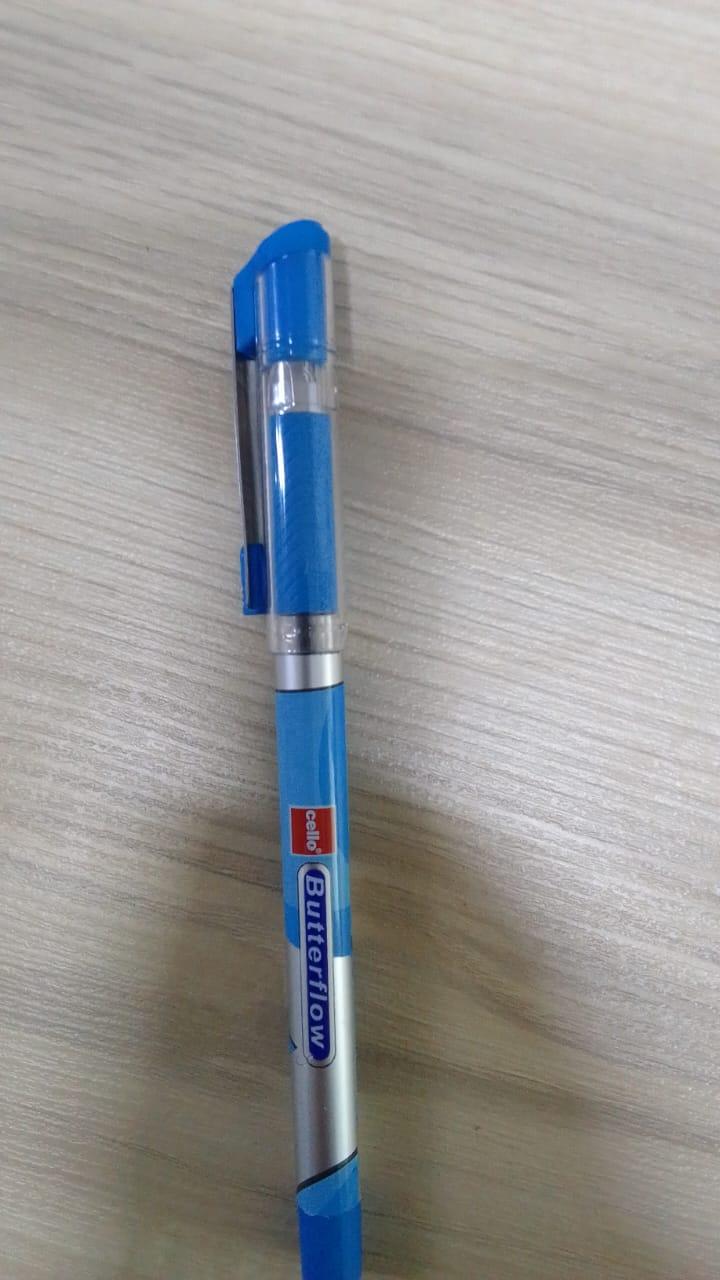 Ручка шариковая Butterflow синяя - фото 1 - id-p114710718