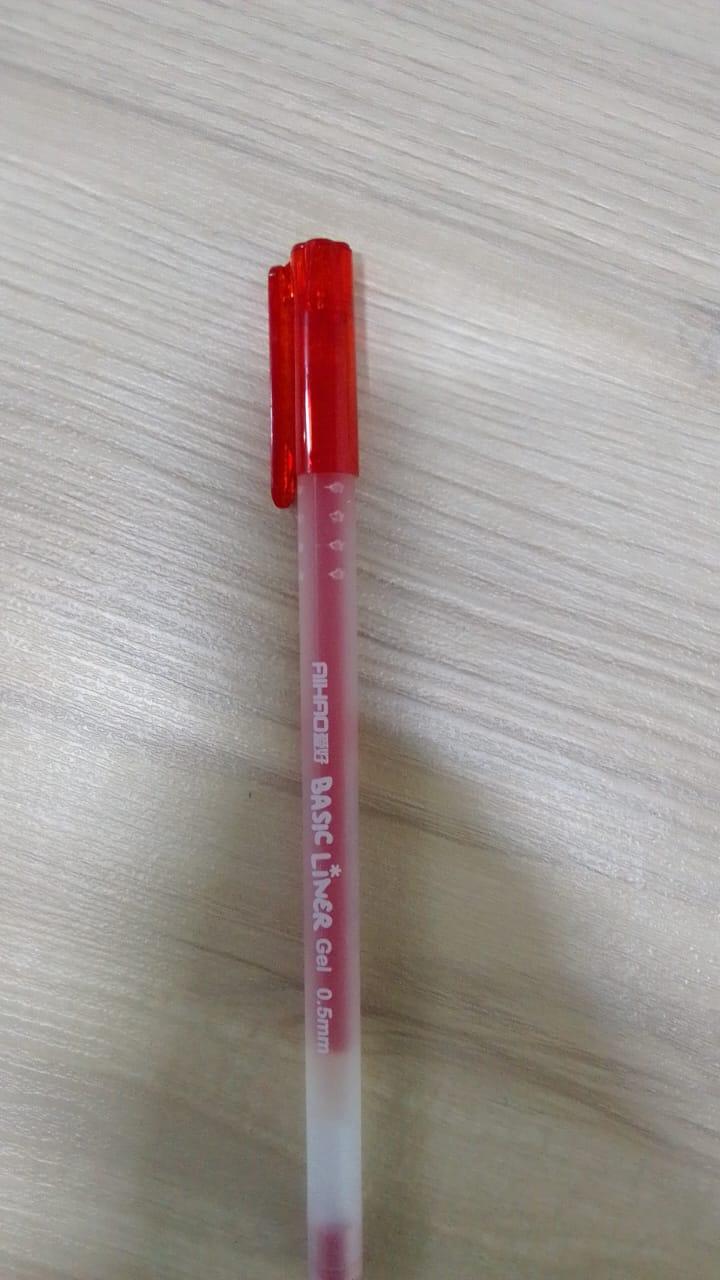 Ручка шариковая красная Basic Limer - фото 1 - id-p114710721