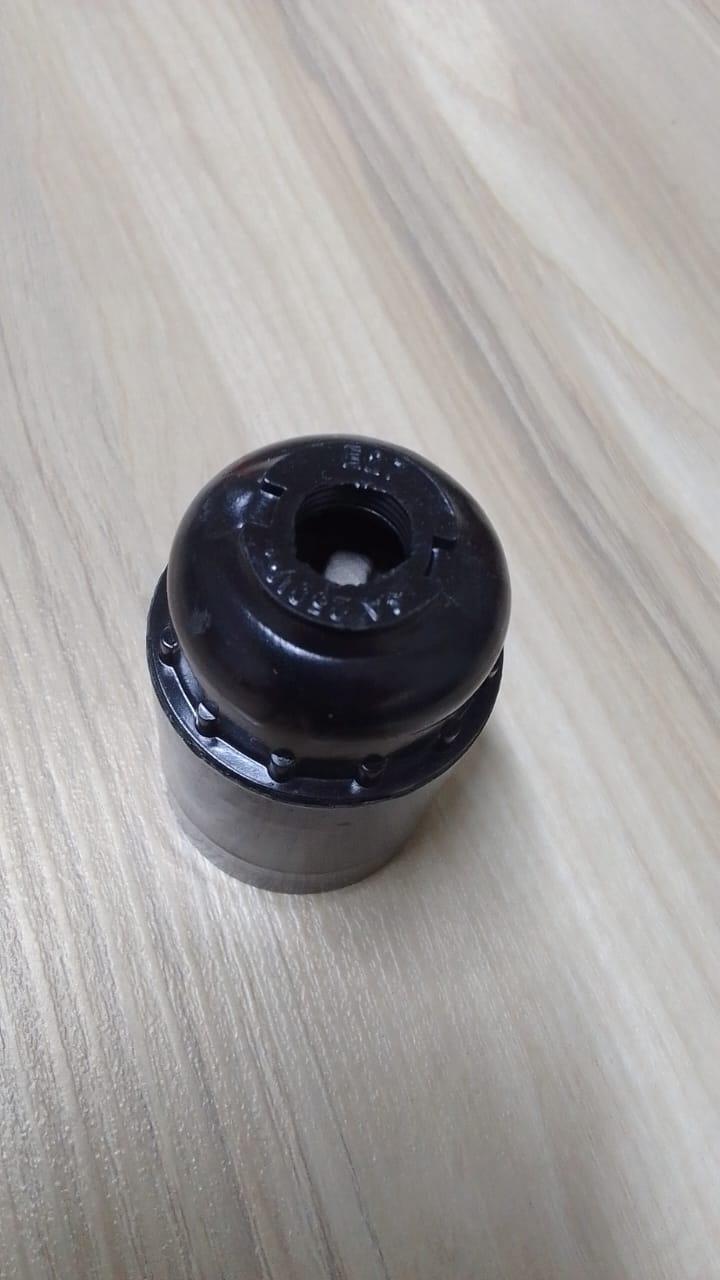 Патрон электрический Е-27 керамика черный - фото 1 - id-p114710810