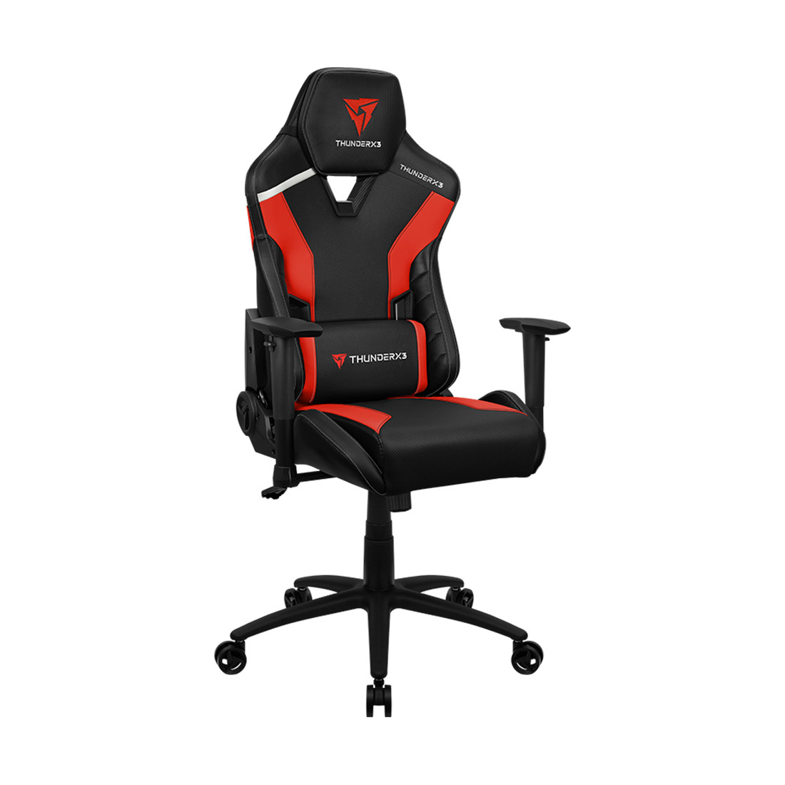 Игровое компьютерное кресло с подсветкой ThunderX3 TC3-Ember Red - фото 1 - id-p114397417