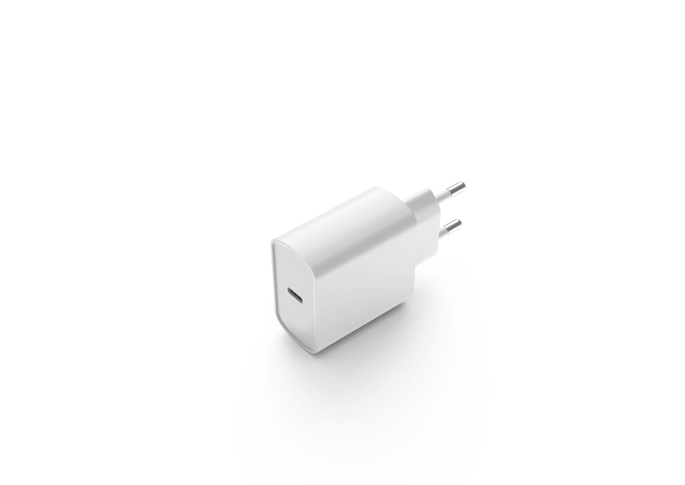 Зарядное устройство сетевое 20WT белое Accesstyle Basalt - фото 1 - id-p114461333