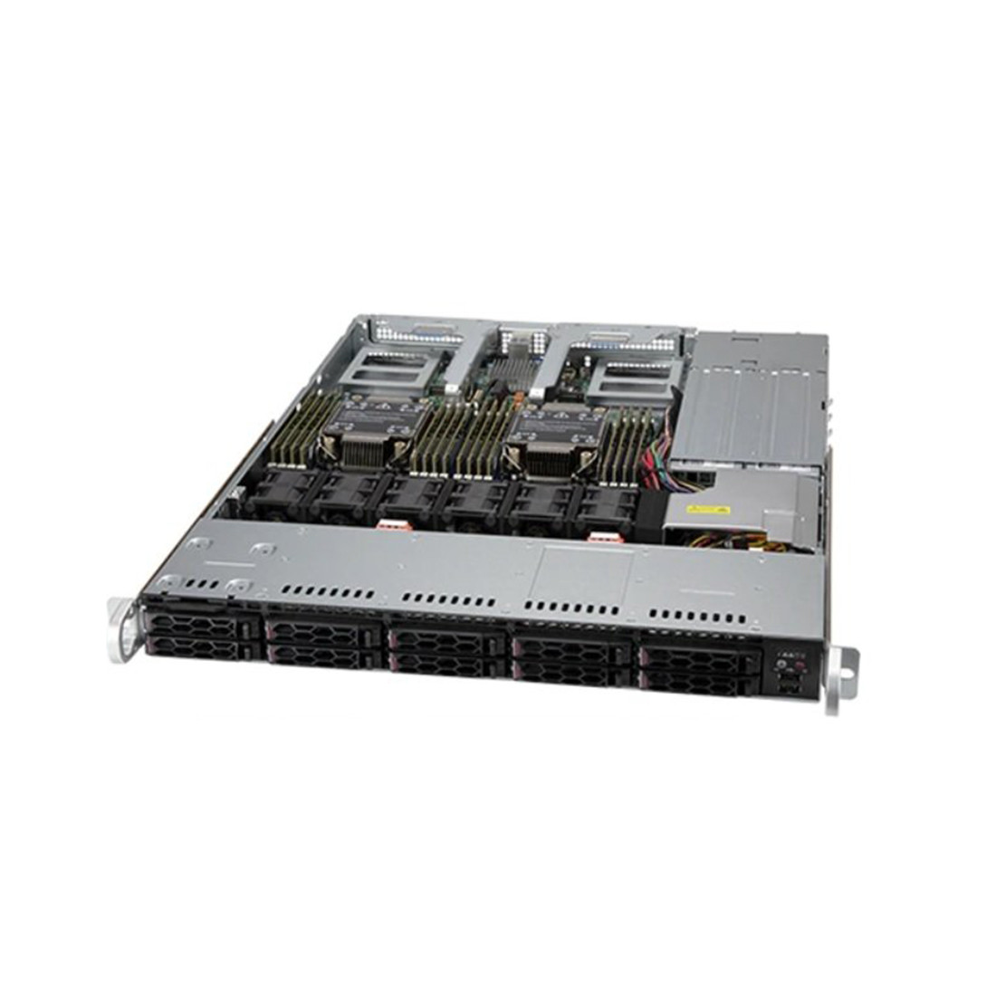 Серверная платформа 1U, 10 NVMe, Redundant Power, SUPERMICRO SYS-120C-TN10R