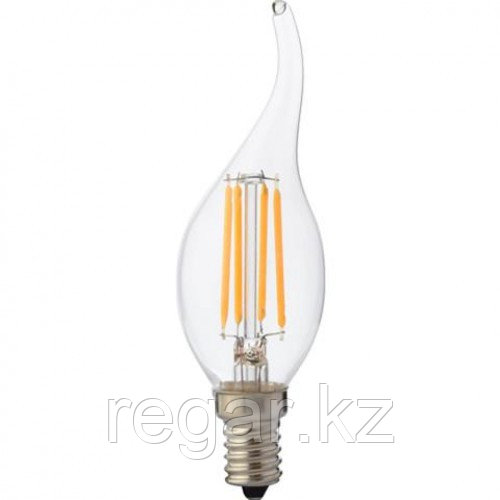 Лампа Светодиодная "Filament flame - 4" 4W свеча на ветру Е14 4200К - фото 1 - id-p114715981