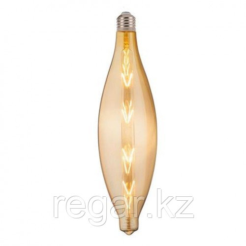Лампа Филаментная ELLIPTIC AMBER 8W 2200К E27
