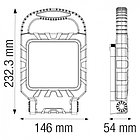 Прожектор светодиодный "PROPORT-20" 20W 6400K, фото 2