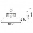 Светильник светодиодный для высоких потолков HERKUL-100 100W влагозащищенный, фото 2