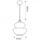 Светильник подвесной HARMONY-1 янтарный, фото 2