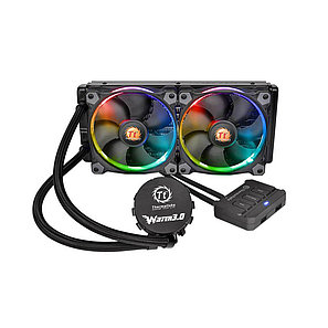 Кулер с водяным охлаждением Thermaltake Water 3.0 Riing RGB 240 2-018198 CL-W107-PL12SW-A, фото 1