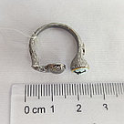 Кольцо из серебра с бирюзой Teo Santini TSR01651-R-TQ покрыто  родием коллекц. WOODLOOK vol.2, фото 3