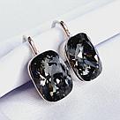 Серьги из серебра с фианитами  M29, фото 2