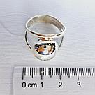 Кольцо Алматы M605 серебро без покрытия вставка без вставок, фото 3