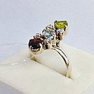 Серьги из серебра с фианитами Индия L934, фото 2