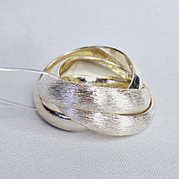 Кольцо Алматы M156 серебро без покрытия вставка без вставок