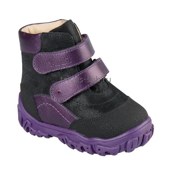 Ботинки Твики TW-520-14 р.23 черн-фиолет