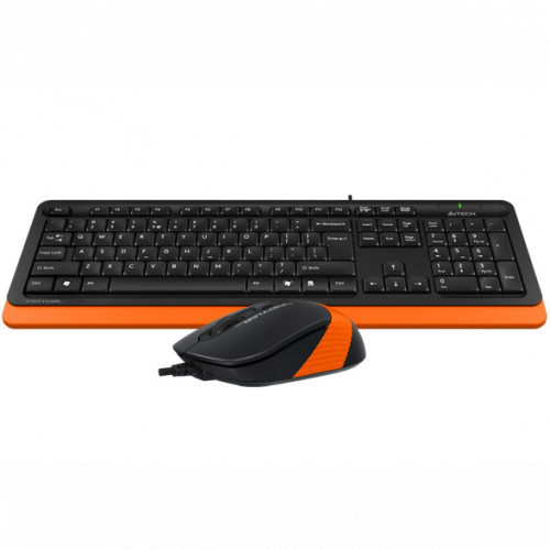 A4Tech Fstyler F1010 черный/оранжевый (ORANGE) клавиатура + мышь (F1010 ORANGE) - фото 3 - id-p75002370