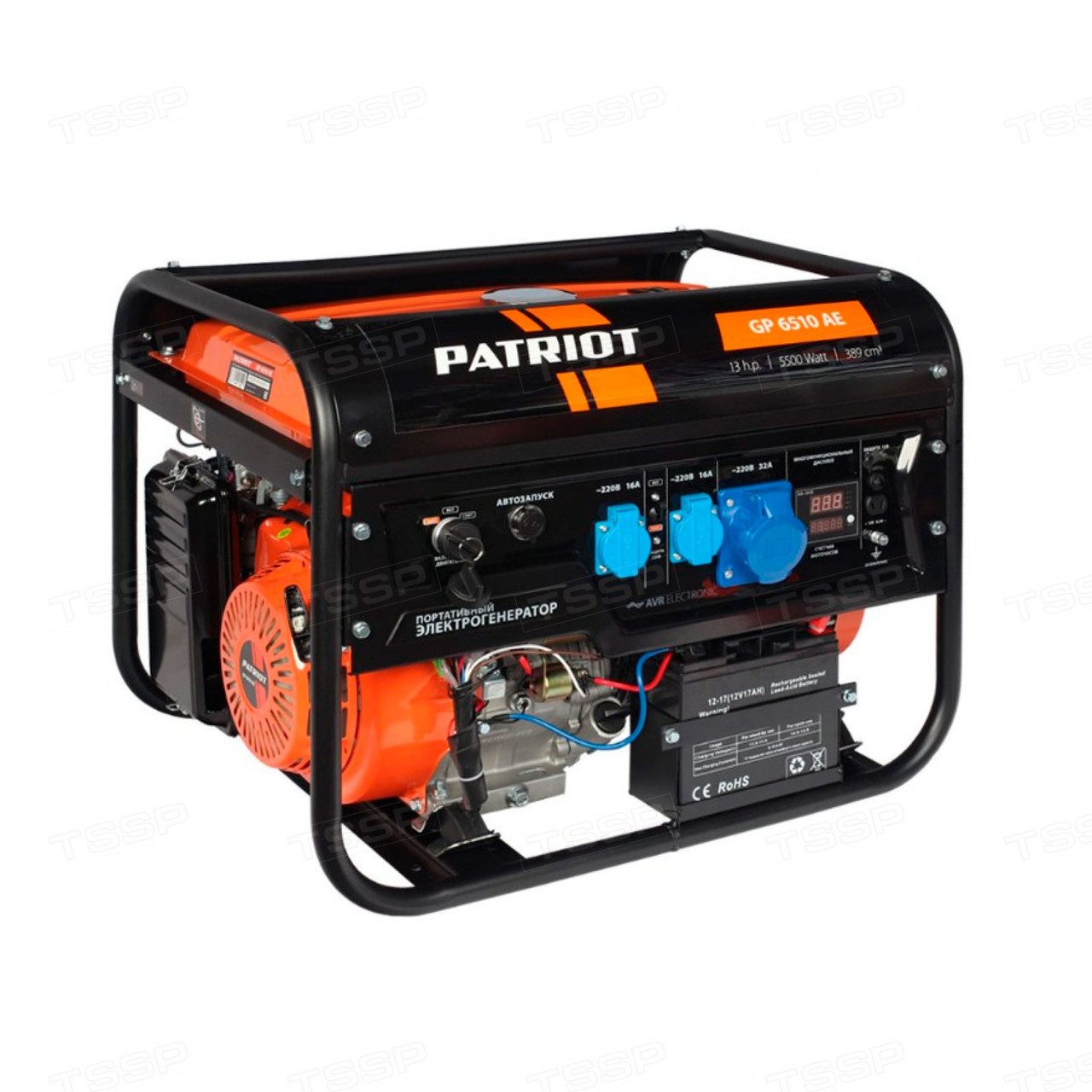 Бензиновый генератор PATRIOT GP-6510AE 474101580 - фото 1 - id-p114721875