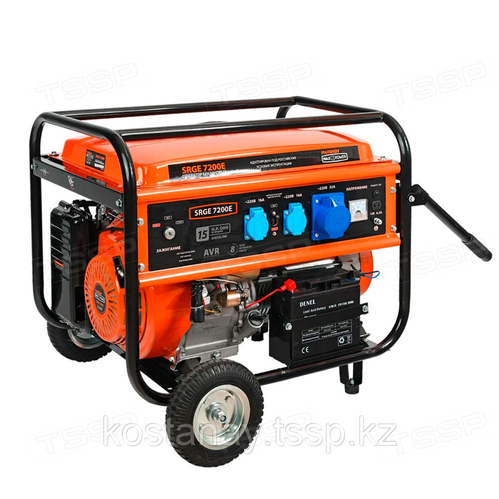 Бензиновый генератор PATRIOT Max Power SRGE-7200E 474103188 - фото 1 - id-p114723789
