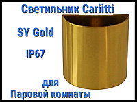 Светильник для паровой комнаты Cariitti SY (Золото, IP67)
