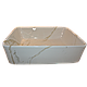 Раковина CeramaLux M44 со сливным отверстием для паровой комнаты (Размер: 525*425 мм), фото 3