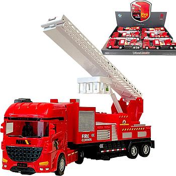 706-45 Пожарная спецтехника Fire Truck 3 вида 6шт в уп., цена за 1шт 28*9см