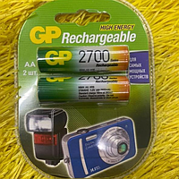 Аккумуляторы GP, AA, 2700mah, блистер 2шт