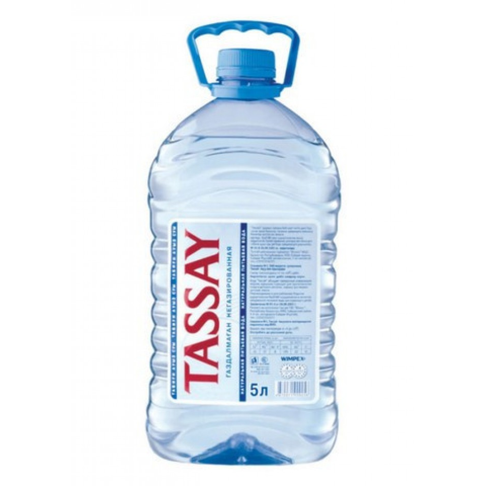 Вода негазированная Tassay, 5л, пластик