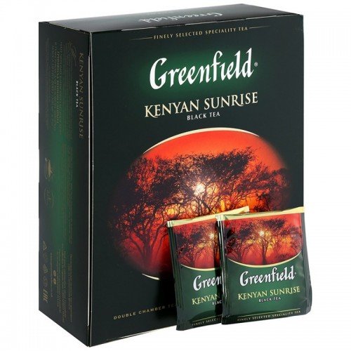 Чай черный Greenfield Kenyan Sunrise, 100x2g - фото 1 - id-p114728520