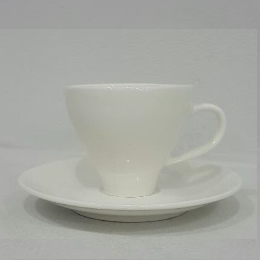 Кофейная пара 100мл, белая - фото 1 - id-p114728546