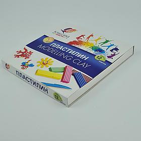 Пластилин "Луч" Россия, 12 цветов