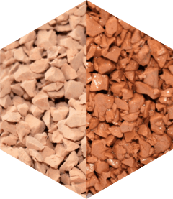 Резиновая крошка EPDM Лососевый