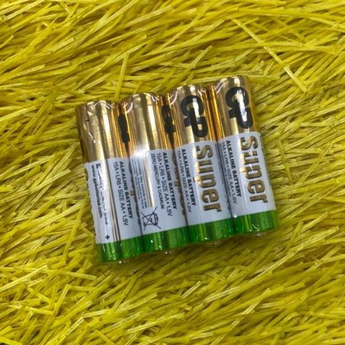 Батарейки GP, АА, SUPER Alkaline 15A-LR6, 4шт, мягкая упаковка - фото 1 - id-p114730262