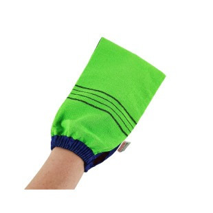 Варежка-массажер из вискозы Body Glove Towel, зеленая - фото 1 - id-p114730526