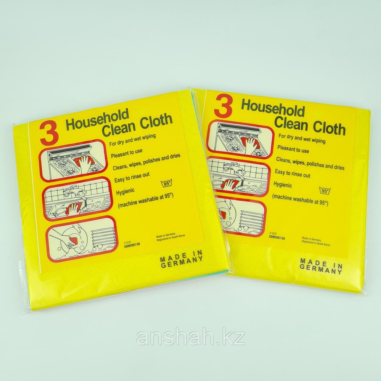 Кухонные тряпки, разные цвета, 3 шт купить в Алматы оптом