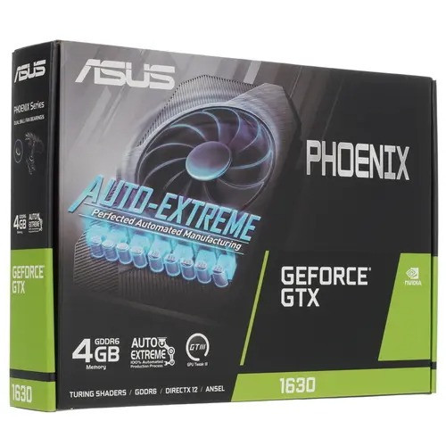 Видеокарта ASUS GeForce GTX 1630 Phoenix (PH-GTX1630-4G) черный - фото 4 - id-p114730598