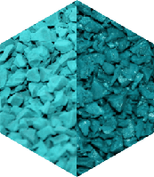 Резиновая крошка EPDM Бирюзовый