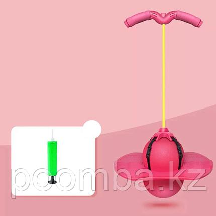 Кузнечик-тренажер для прыжков розовый, фото 2
