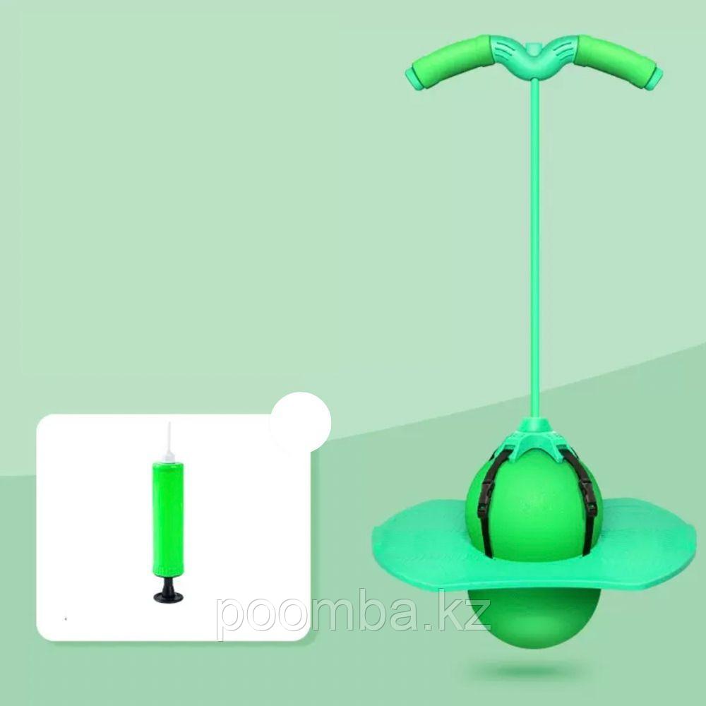Кузнечик-тренажер для прыжков зеленый