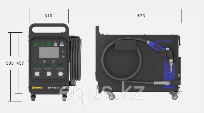 Портативные лазерные сварочные аппараты серии STR LASER HW-550 - фото 1 - id-p114732450