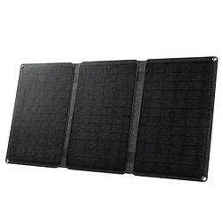 Солнечная походная зарядка раскладная водонепроницаемая 30 Вт, USB