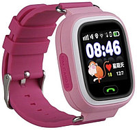 Smart Baby Watch GPS Q90 қызғылт смарт балалар сағаты