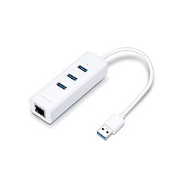 USB-концентратор с 3 портами и гигабитным Ethernet-адаптером TP-Link UE330