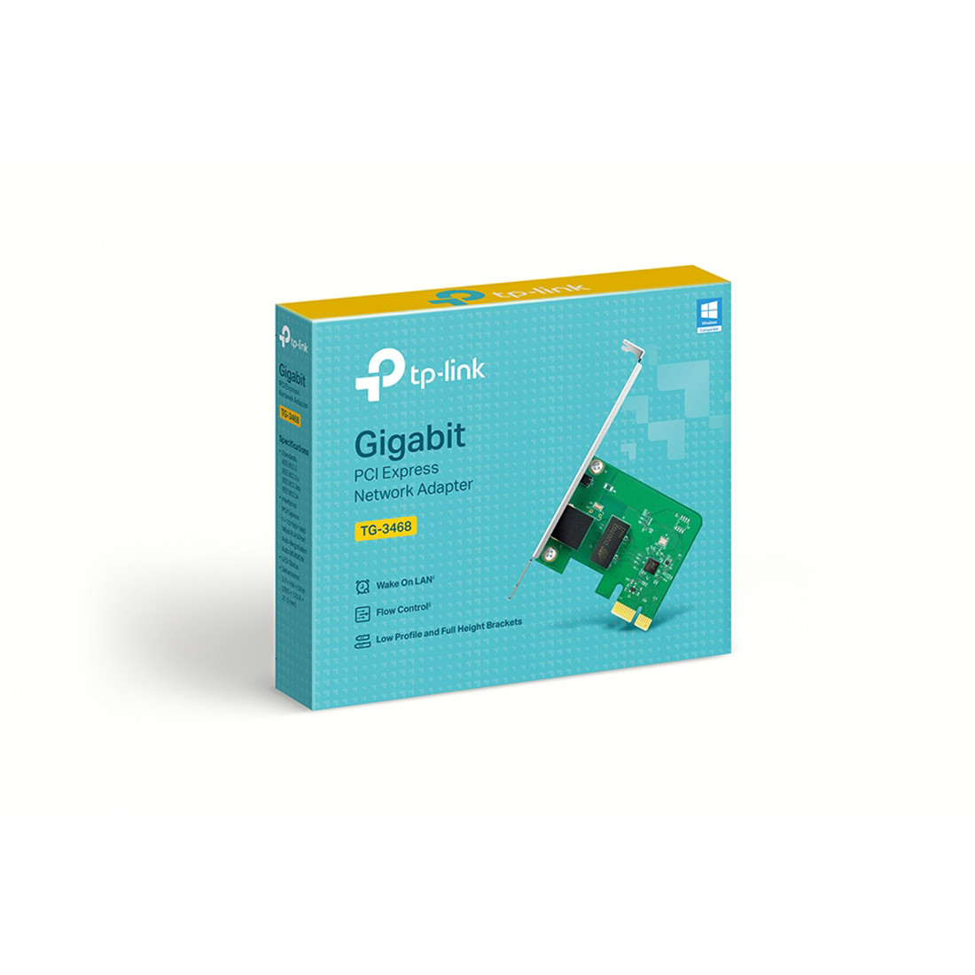 Сетевая карта PCIe Gigabit Ethernet TP-Link TG-3468 - фото 2 - id-p114560367
