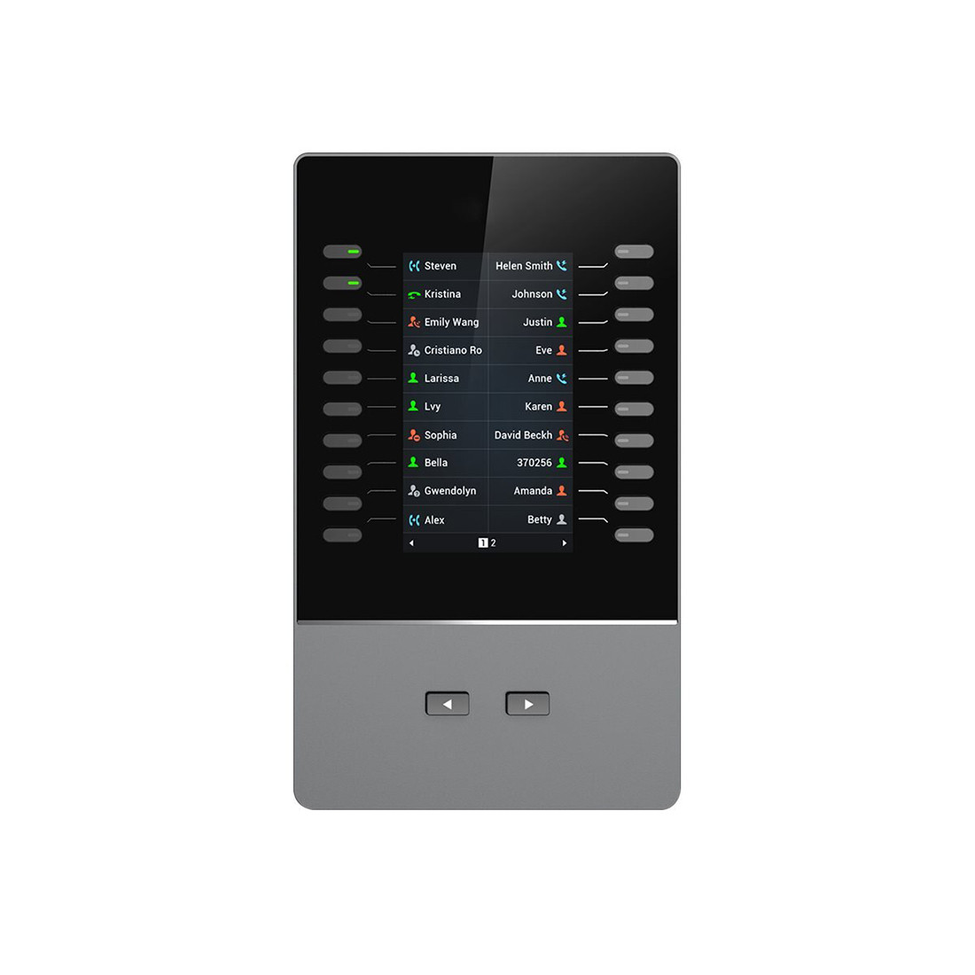 Модуль расширения для IP-телефонов, 20 кнопок BLF, цветной экран, Grandstream GBX20 - фото 2 - id-p114673672