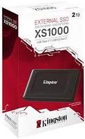 Внешний SSD Kingston SXS1000/2000G 2TB, USB 3.2 Gen 2, до 1050 МБ/с (чтение), 1000 МБ/с (запись), кабель USB-C